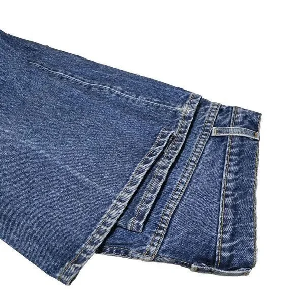 VTG Levi's 505 Jeans Mens Regular‎ Fit Straight Leg USA Made Blue *35x32 Actual - Picture 6 of 9